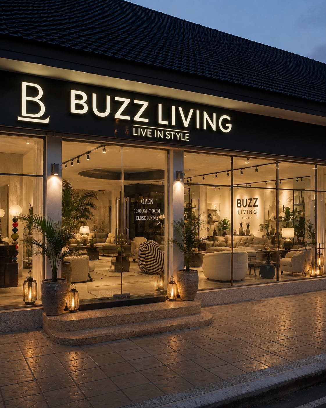 Buzz Living showroom, Bang Tao, Phuket